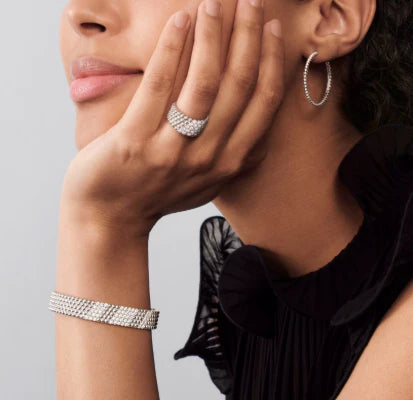 [Eternal jewelry]Five-row diamond bracelet