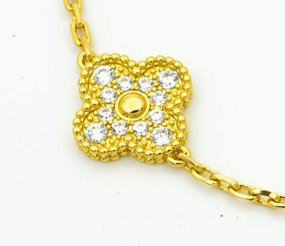 [Eternal Jewelry] CLOVER 5 MOTIF LASER BRACELET COLLECTION
