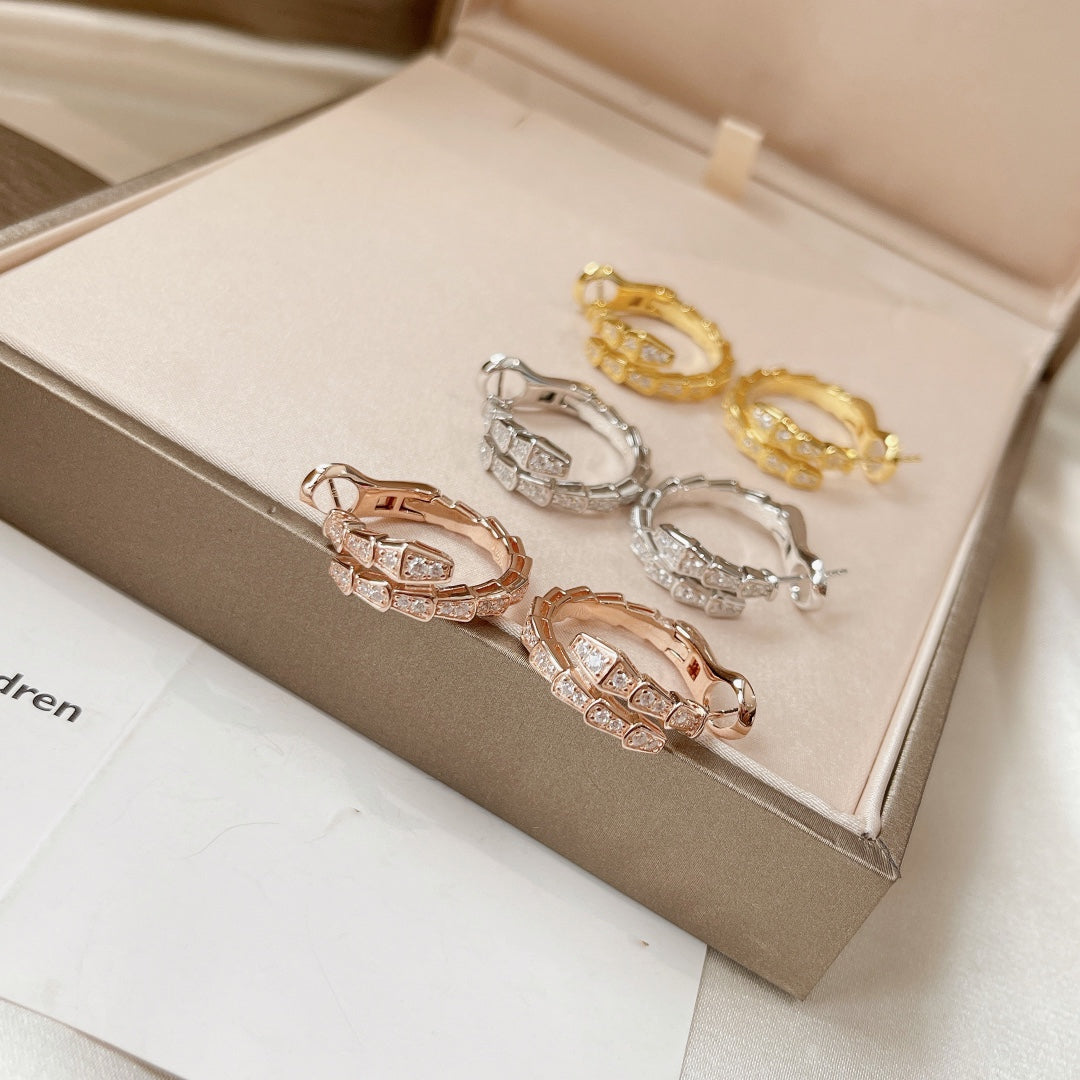 [Eternal Jewelry]SERPENTI EARRINGS DIAMOND