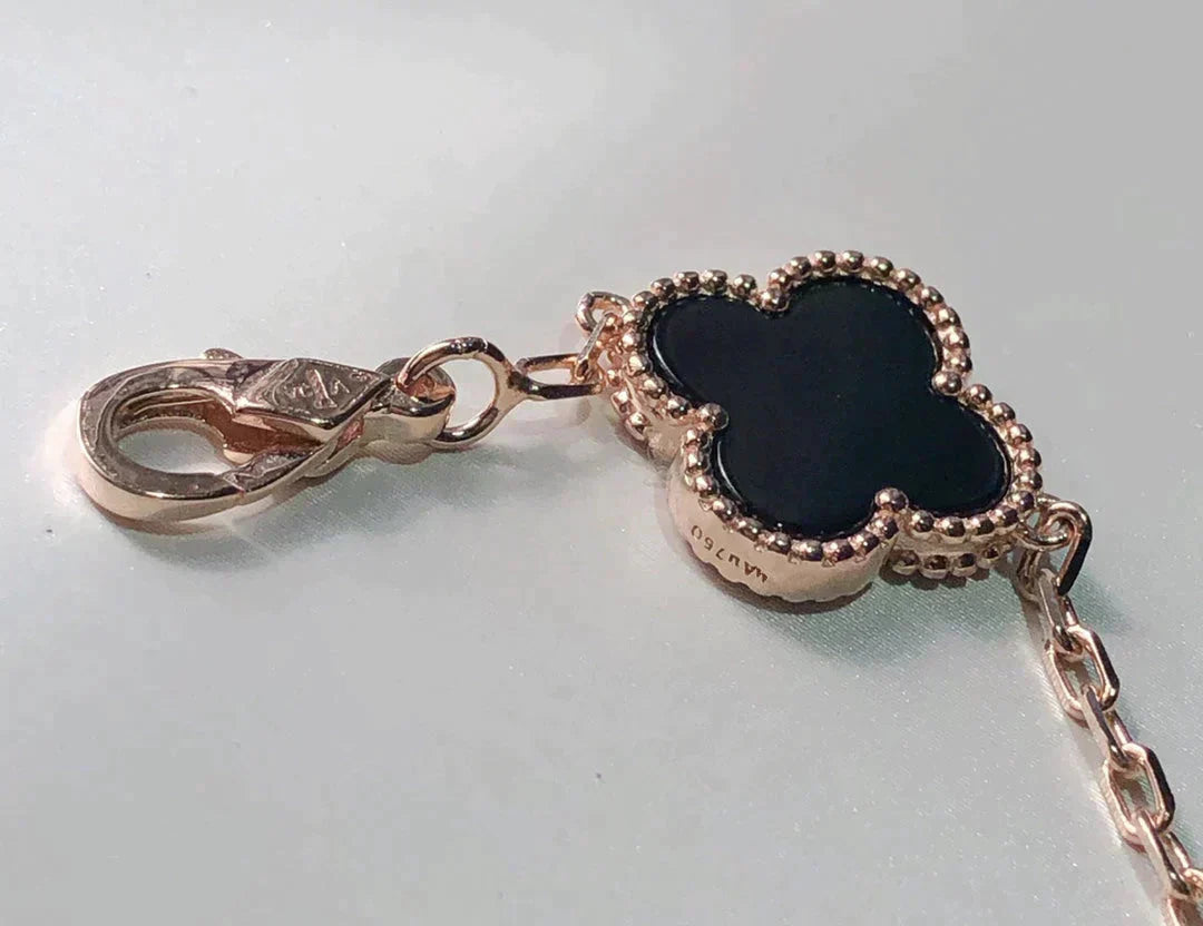 [Eternal Jewelry]CLOVER 5 MOTIFS MULTICOLOR BRACELET