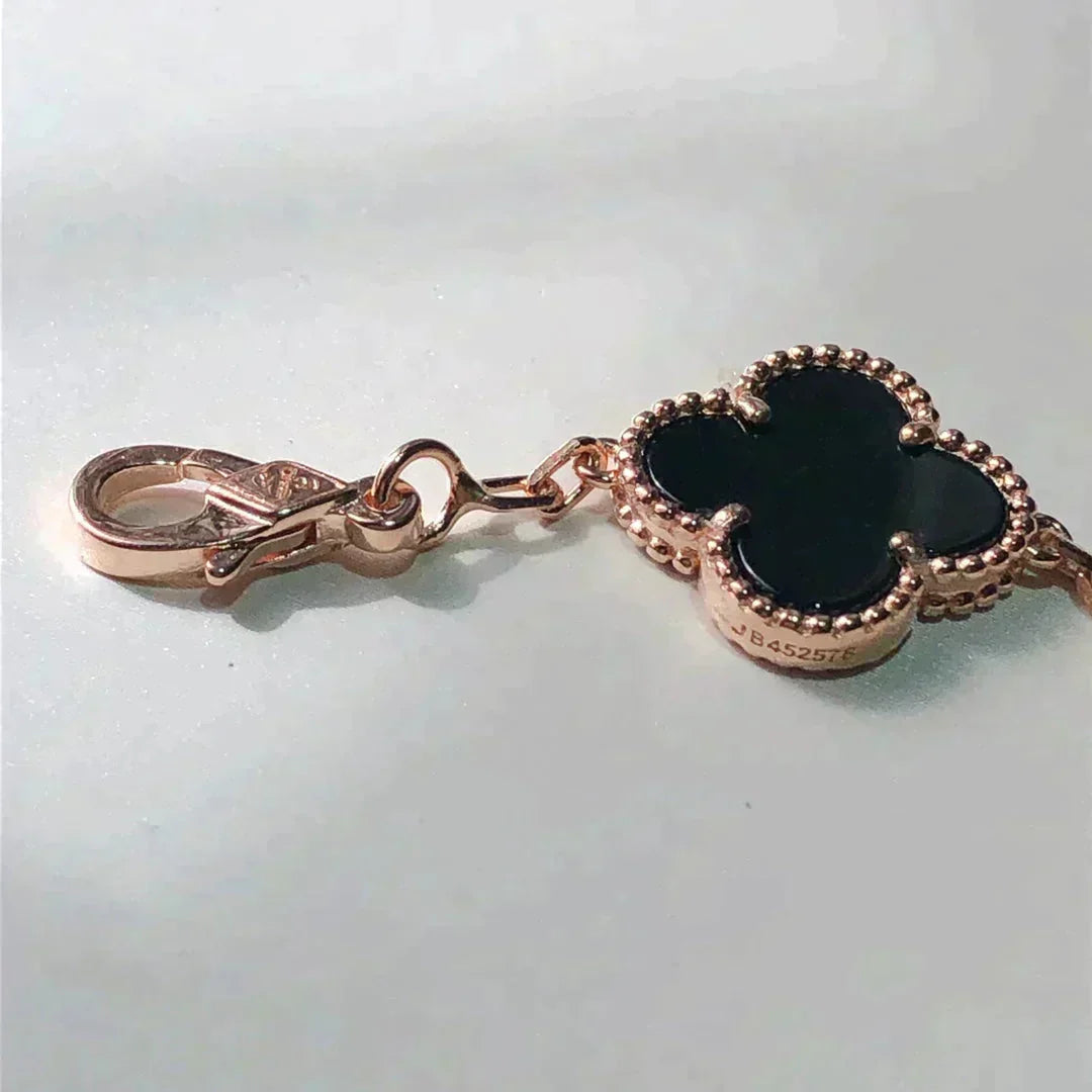 [Eternal Jewelry]CLOVER 5 MOTIFS MULTICOLOR BRACELET