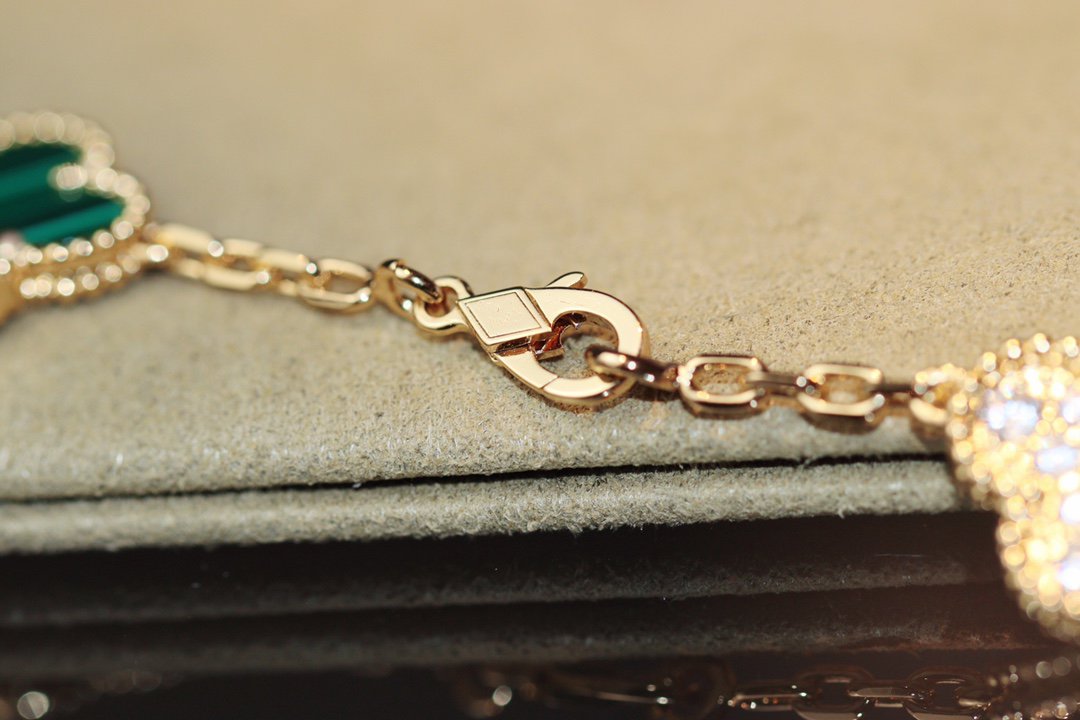 [Eternal Jewelry]CLOVER 20 MOTIFS ONYX ROSE GOLD
