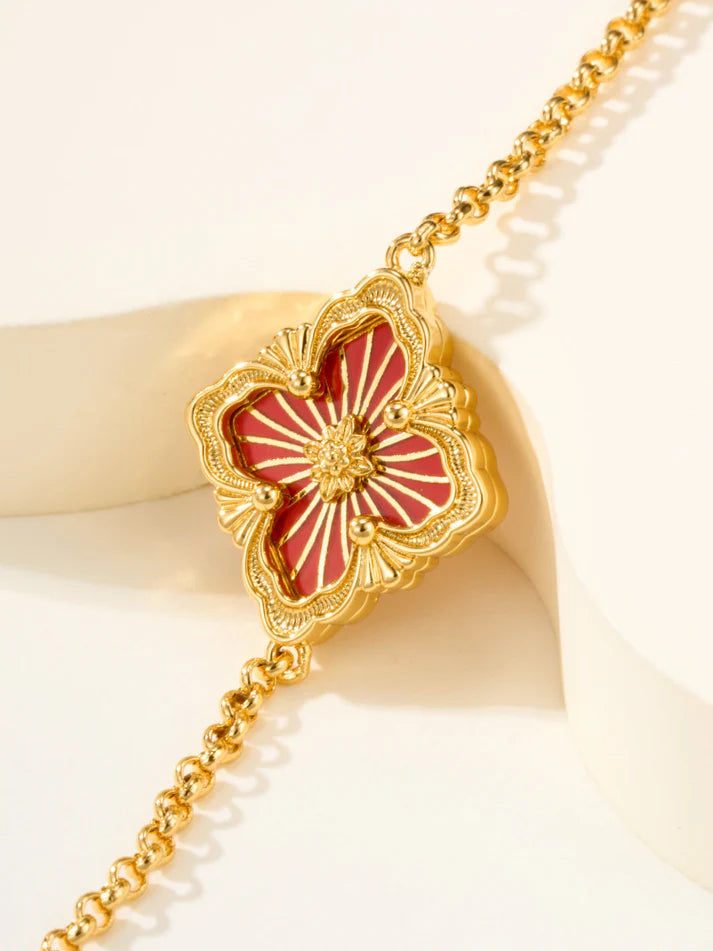 [Eternal jewelry]B.C.L ENAMELED One-Flower Bracelet£¨Various Colors)