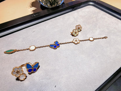 [Eternal jewelry]2026 NEW MODEL SPRING LUCKY 3 MOTIF GOLD RING