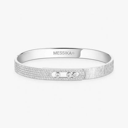 [Eternal jewelry]2026 BRAND-NEW FROSTED BRACELET WITH DIAMONDS THREE COLORS