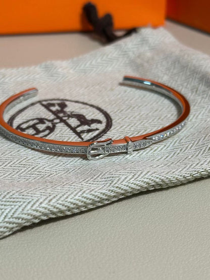 [Eternal jewelry]DIAMOND-ENCRUSTED BRACELET THREE COLORS