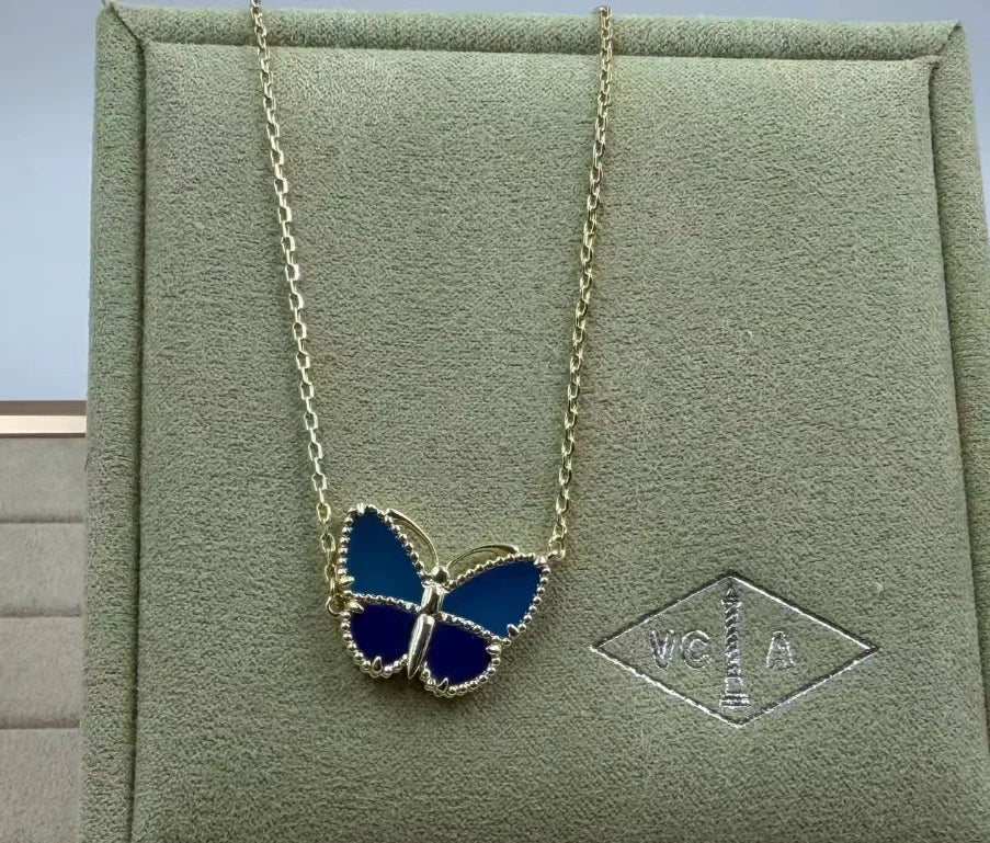 [Eternal jewelry] BUTTERFLY BLUE NECKLACE
