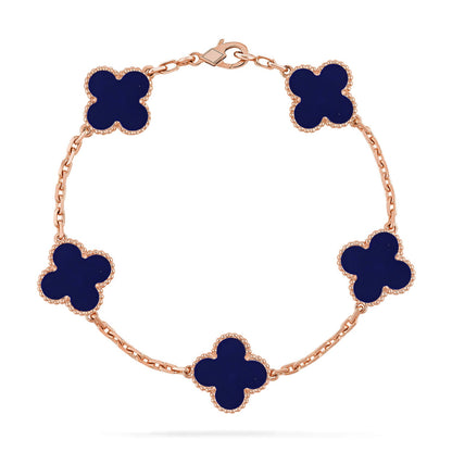 [Eternal Jewelry]CLOVER 5 MOTIF LAPIS LAZULI BRACELET COLLECTION
