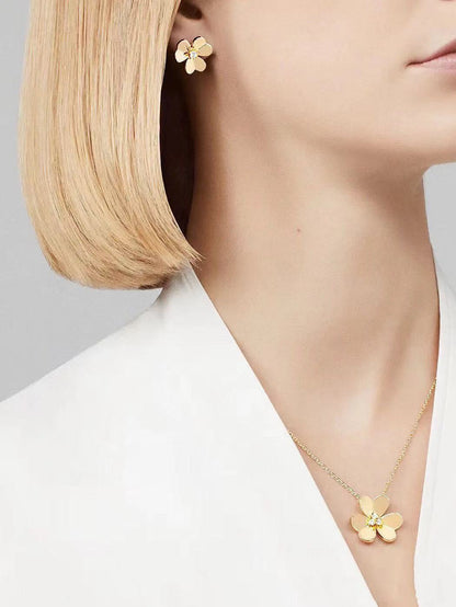 [Eternal Jewelry]FRIVOLE GOLD FLOWER NECKLACE2