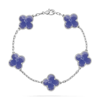 [Eternal Jewelry]CLOVER 5 MOTIF BLUE VEINS BRACELET COLLECTION