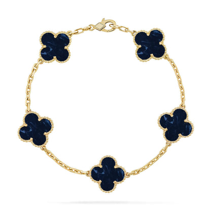 [Eternal Jewelry]CLOVER 5 MOTIF PIETERSITE BRACELET COLLECTION