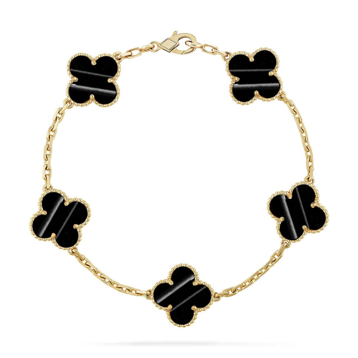 [Eternal Jewelry] CLOVER 5 MOTIF PULSAR STONE BRACELET COLLECTION