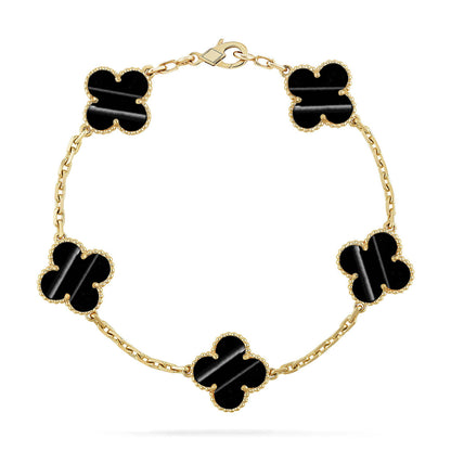 [Eternal Jewelry] CLOVER 5 MOTIF PULSAR STONE BRACELET COLLECTION