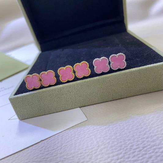 [Eternal Jewelry]2025 NEW PINK MOTHER-OF-PEARL STUD EARRINGS