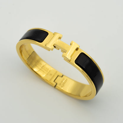 [Eternal Jewelry]H BLACK BRACELET