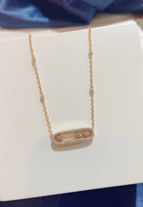 [Eternal jewelry] MK MOVE FULL DIAMOND NECKLACE