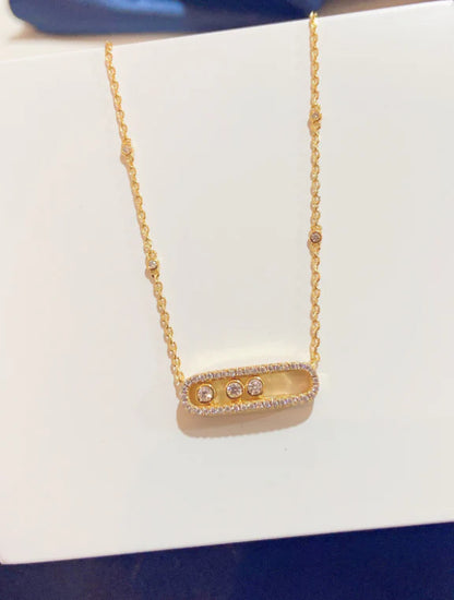[Eternal jewelry] MK MOVE FULL DIAMOND NECKLACE