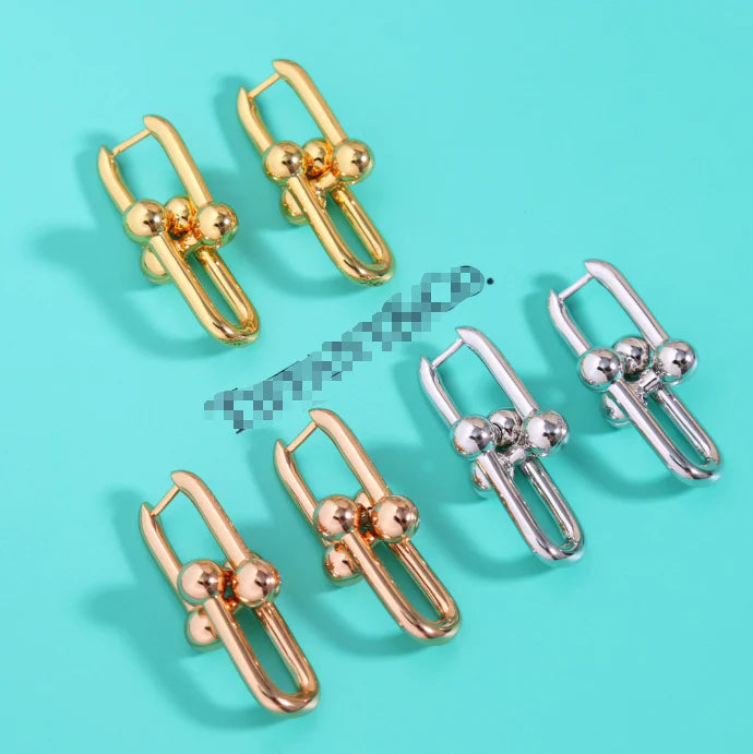[Eternal Jewelry]TF HORSESHOE BUCKLE EARRINGS