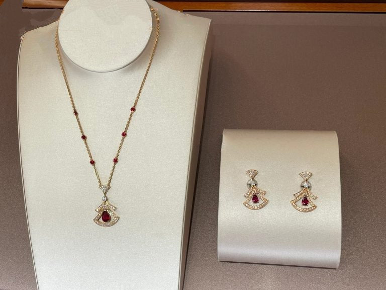 [Eternal Jewelry]DREAM NECKLACE CARNELIAN DIAMOND PINK GOLD