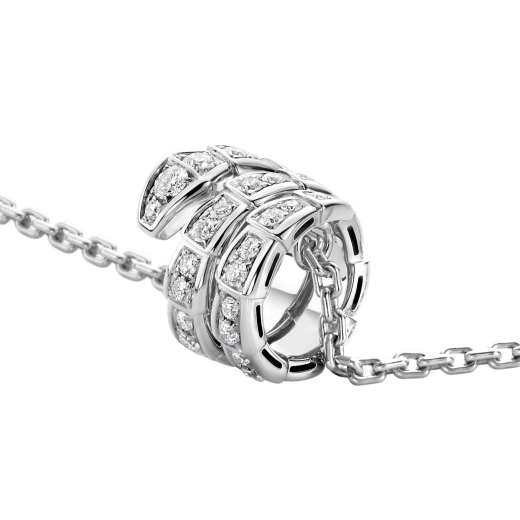 [Eternal Jewelry]SERPENTI  NECKLACE DOUBLE RING DIAMOND