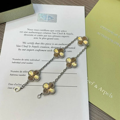 [Eternal Jewelry] CLOVER 5 MOTIF LASER BRACELET COLLECTION